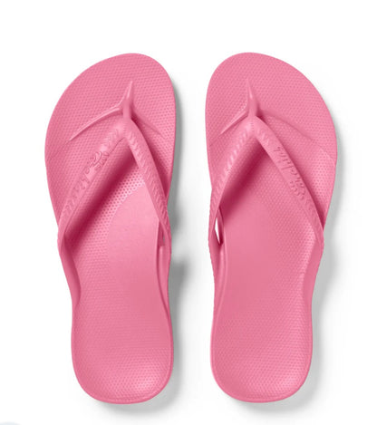 Archies Arch Support Flip Flop Hot Pink