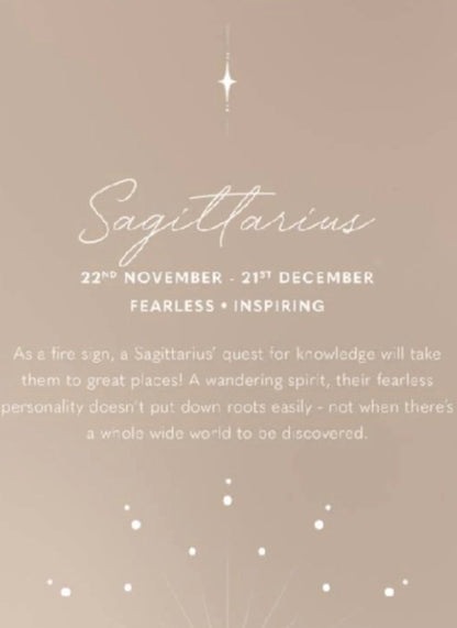 Katie Loxton - Waterproof Zodiac Sign Necklace Sagittarius