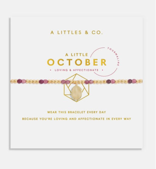 A Littles & Co. - A Little ‘Birthstone October Tourmaline’ Bracelet