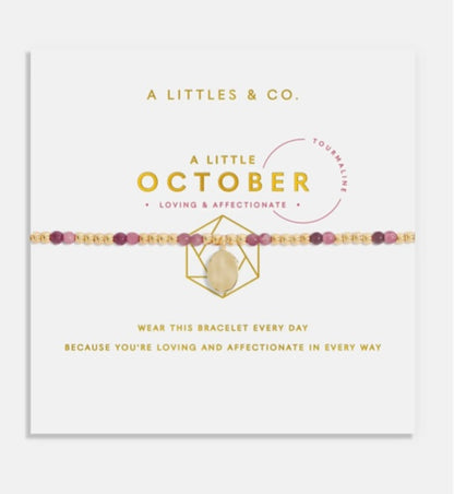 A Littles & Co. - A Little ‘Birthstone October Tourmaline’ Bracelet