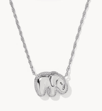 Kendra Scott Elephant Short Pendant Necklace
