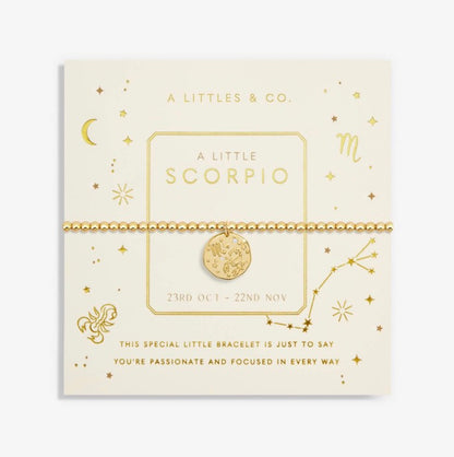 A Littles & Co. - A Little Scorpio Zodiac Sign Gold Bracelet