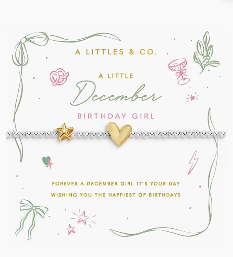 A Littles & Co. - A Little December Birthday Girl Bracelet