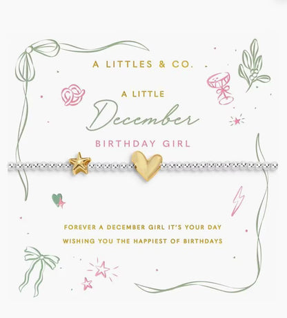 A Littles & Co. - A Little December Birthday Girl Bracelet