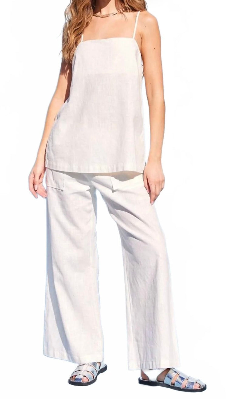 Illa Illa - White Linen Matching Set