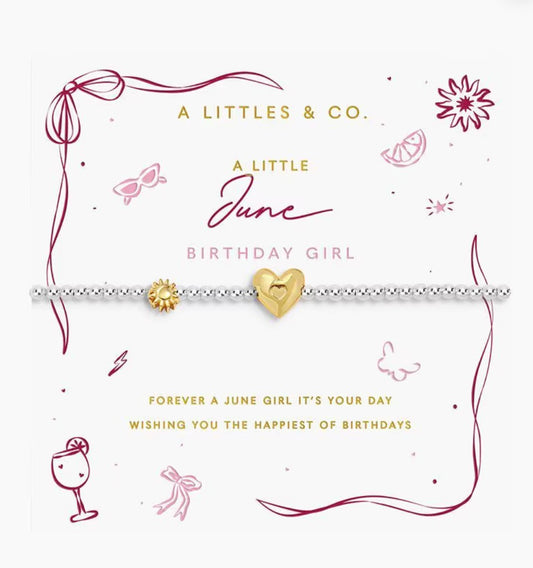 A Littles & Co. - A Little June Birthday Girl Bracelet