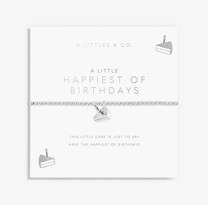 Katie Loxton - Happiest of Birthdays Bracelet Silver