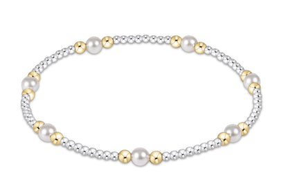 enewton Classic Mixed Metal Pearl Purpose Bracelet