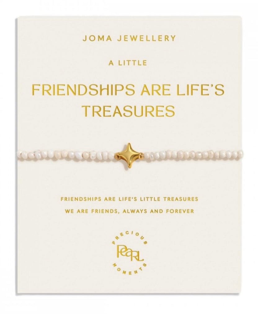 A Littles & Co. - A Little ‘Friendship’s Are Life’s Treasures’ Bracelet