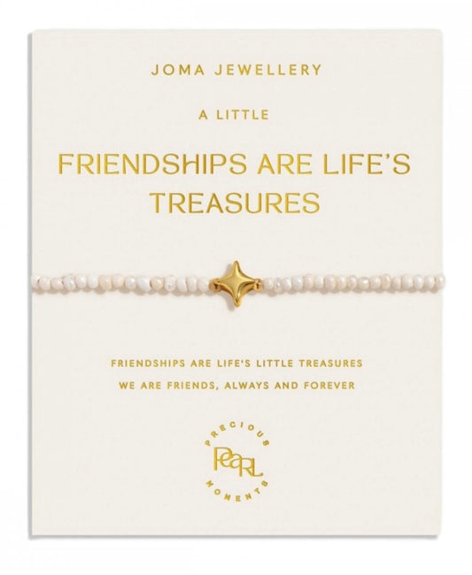 A Littles & Co. - A Little ‘Friendship’s Are Life’s Treasures’ Bracelet