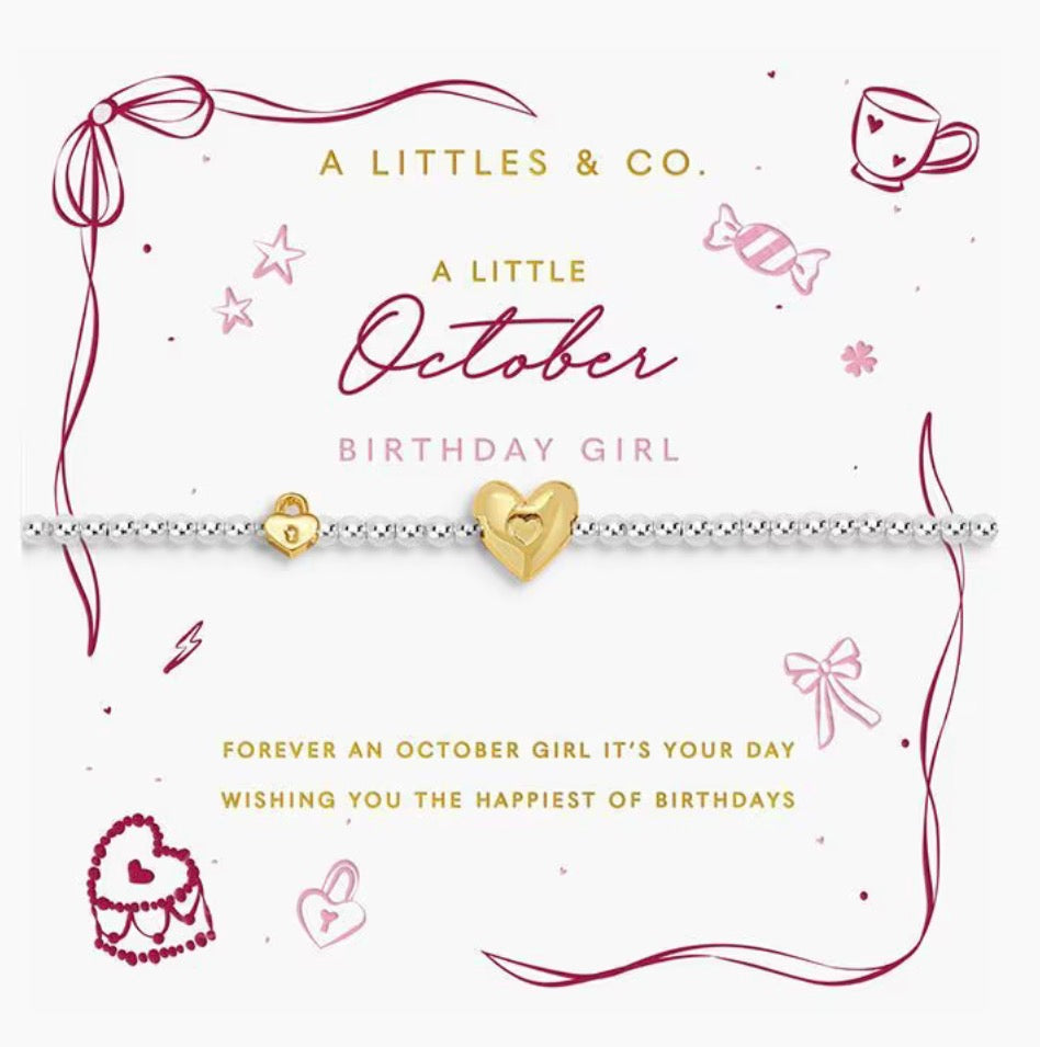 A Littles & Co. - A Little October Birthday Girl Bracelet