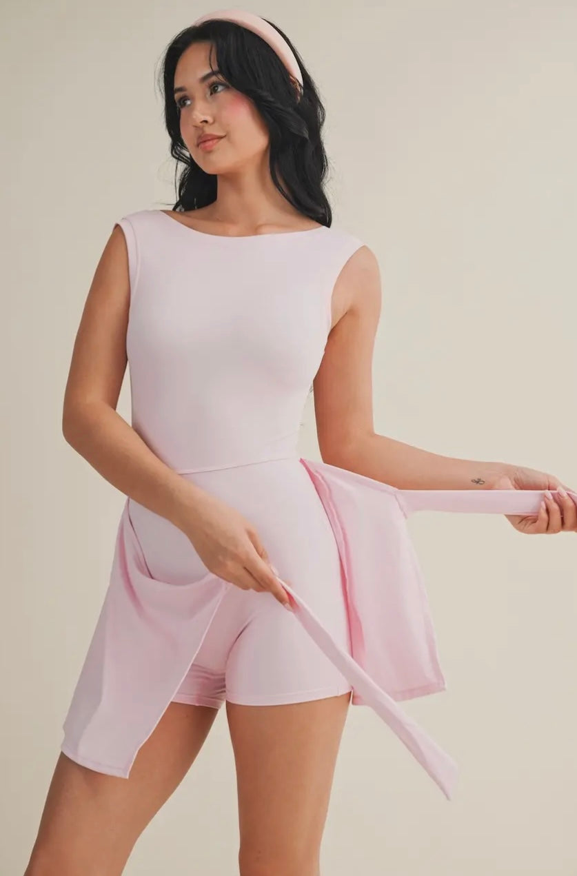 Kimberly C Tank Top Wrap Tie Front Dress