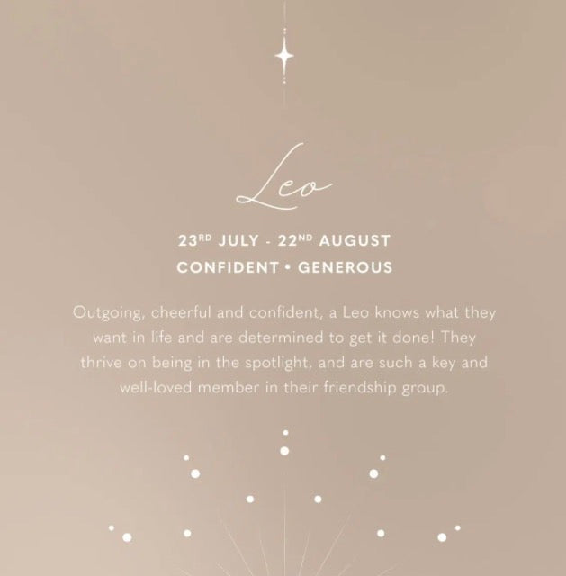 Katie Loxton - Waterproof Zodiac Sign Necklace Leo