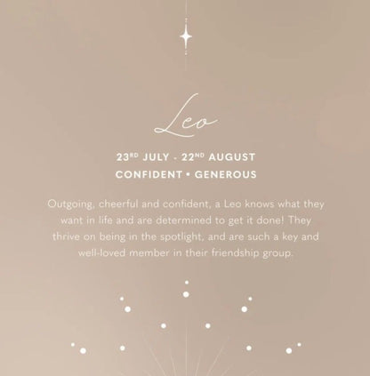 Katie Loxton - Waterproof Zodiac Sign Necklace Leo