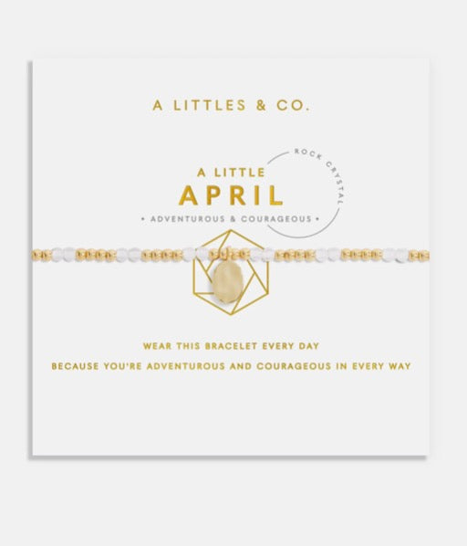 A Littles & Co. - A Little ‘Birthstone April Rock Crystal’ Bracelet
