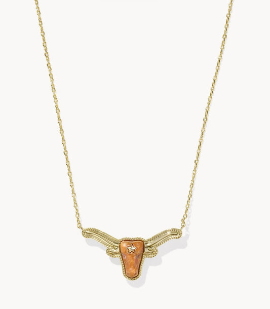 Kendra Scott Longhorn Short Pendant Necklace