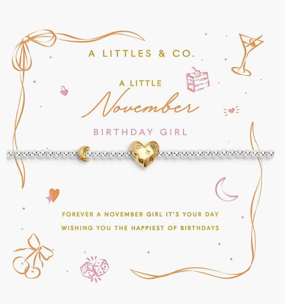 A Littles & Co. - A Little November Birthday Girl Bracelet
