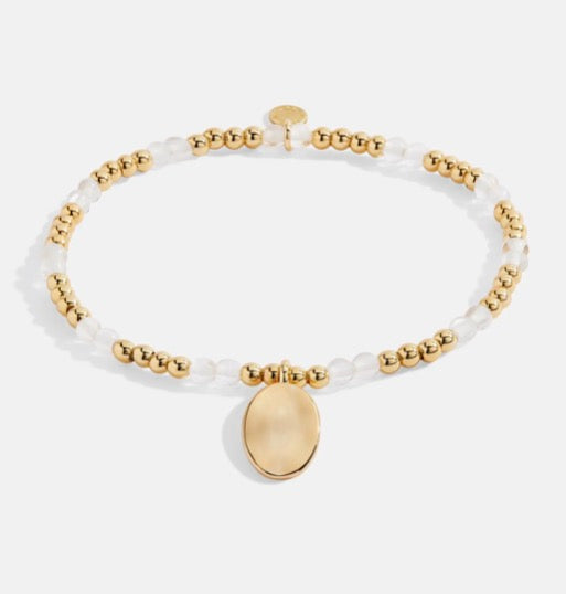 A Littles & Co. - A Little ‘Birthstone April Rock Crystal’ Bracelet