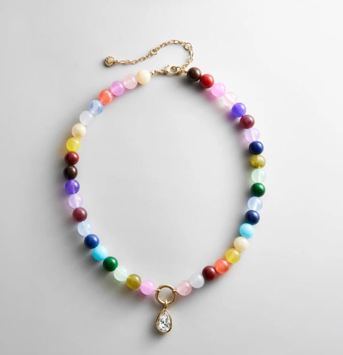Bauble Bar - Janette Beaded Ring Necklace