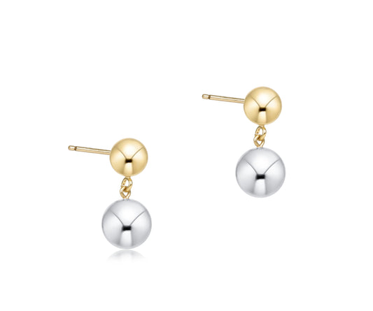 enewton Classic 8mm Ball Drop Stud - Mixed Metal