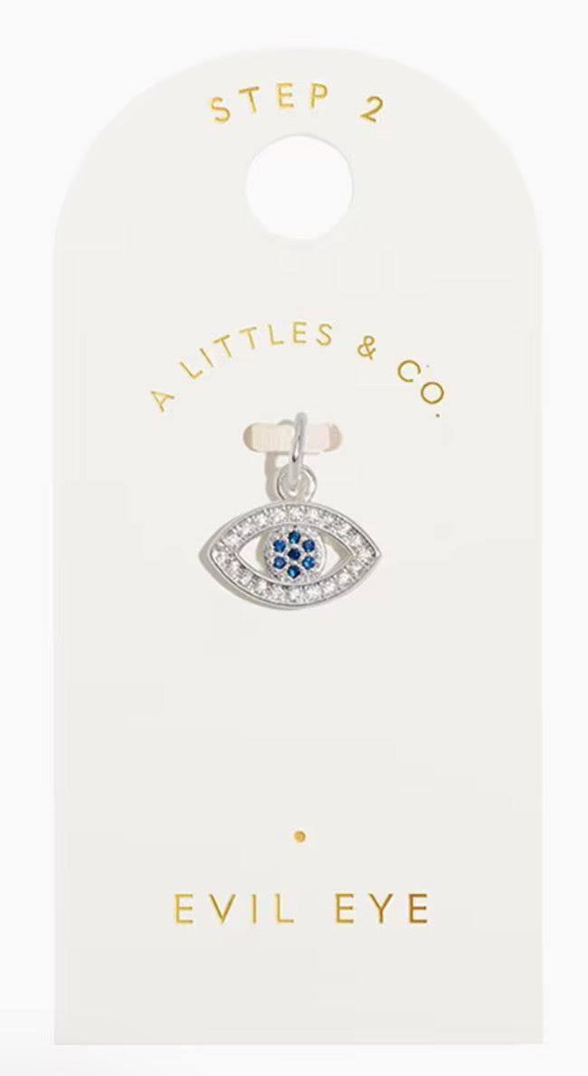 A Littles & Co. Silver Charm - Small Evil Eye