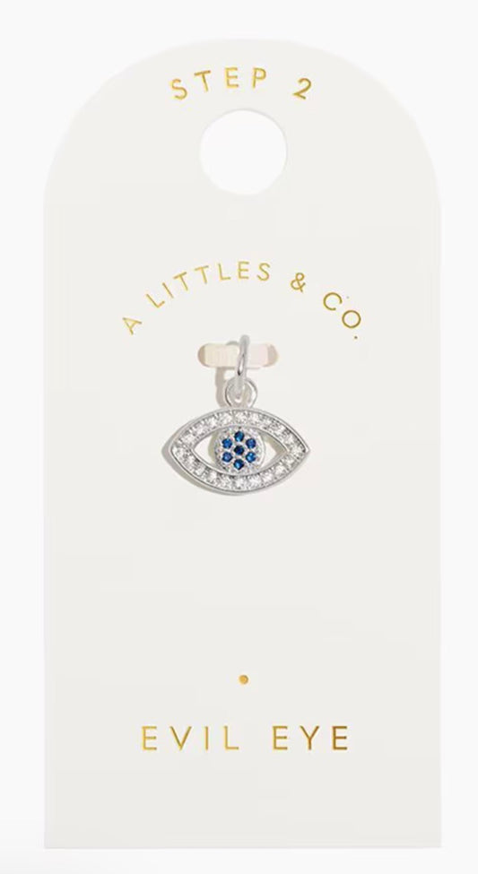 A Littles & Co. Silver Charm - Small Evil Eye