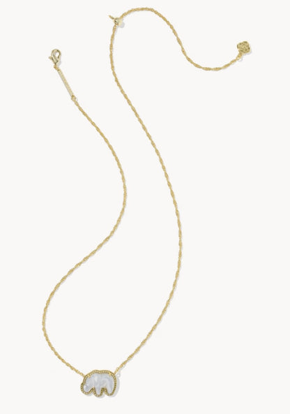 Kendra Scott Elephant Short Pendant Necklace