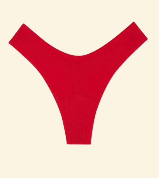 Huha Dipped Thong Mineral Undies Power Play Red