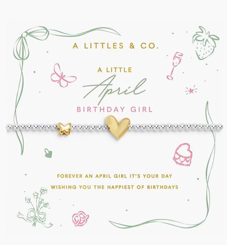 A Littles & Co. - A Little April Birthday Girl Bracelet
