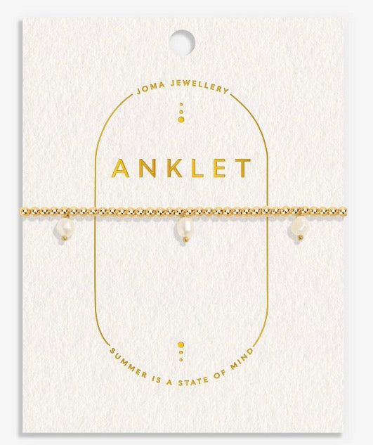 A Littles & Co. - Three Pearl Anklet