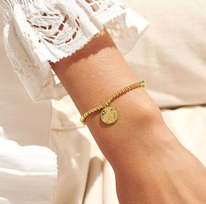 A Littles & Co. - A Little Aquarius Zodiac Sign Gold Bracelet
