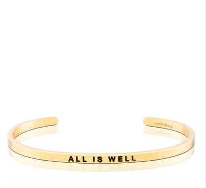 MantraBand All is Well Cuff