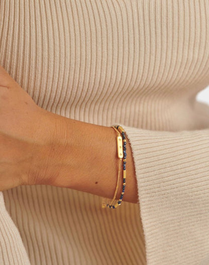 Katie Loxton - Birthstone Bracelet September Lapis Lazuli