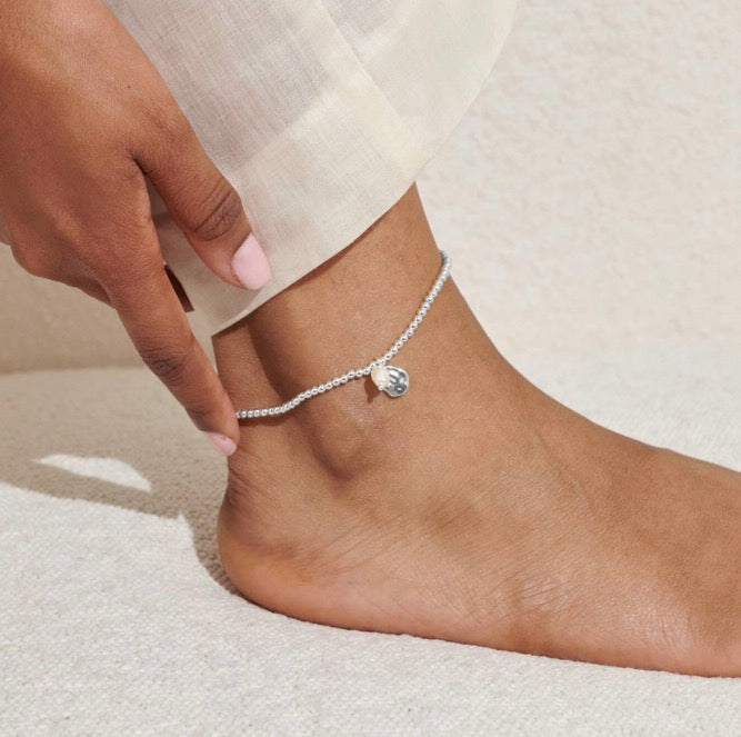 A Littles & Co. - Silver Pearl Anklet
