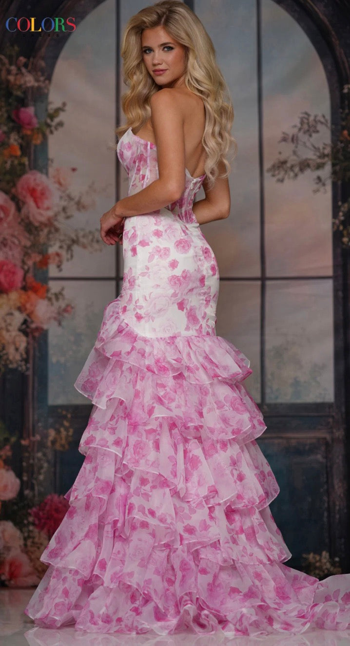 Colors Corset Gown