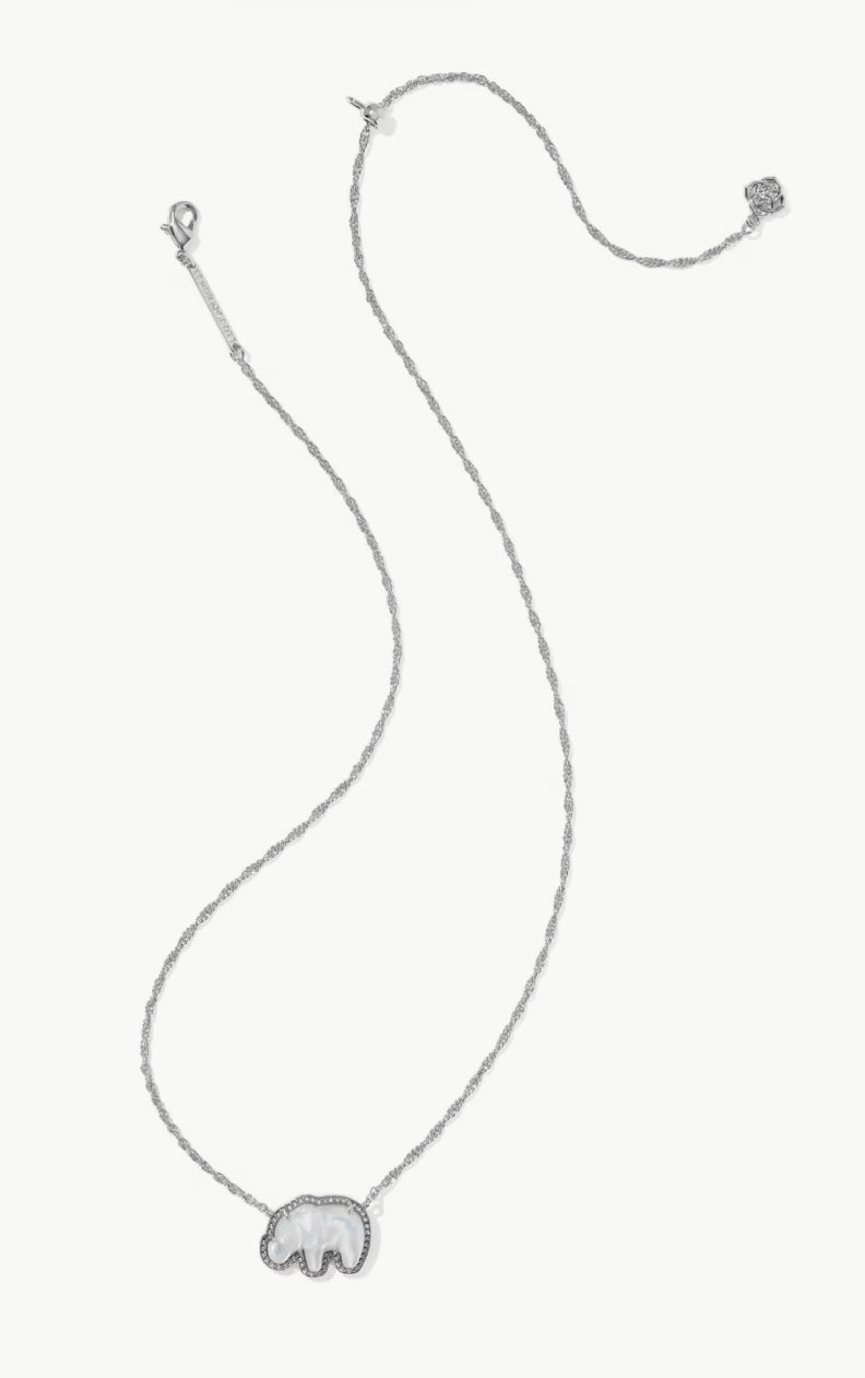 Kendra Scott Elephant Short Pendant Necklace