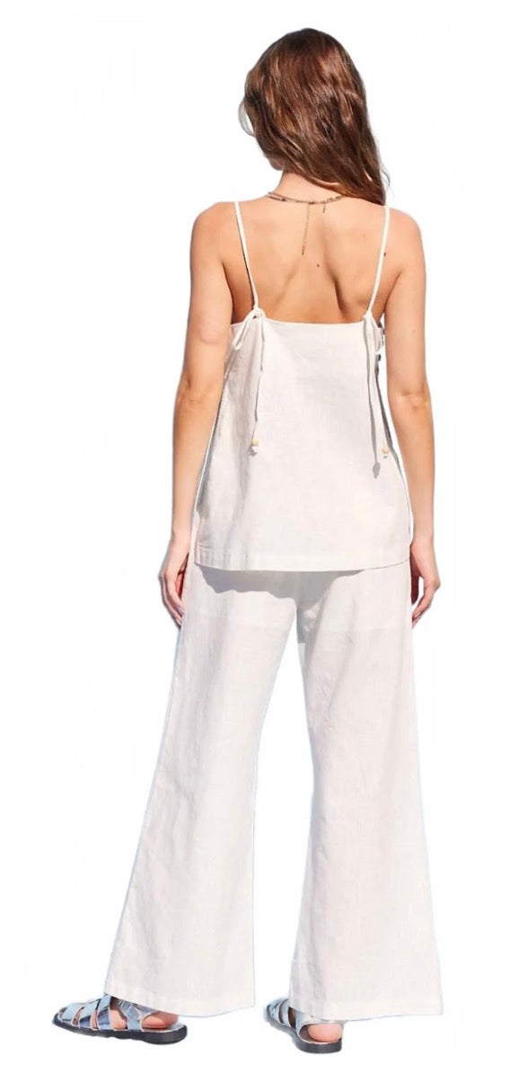 Illa Illa - White Linen Matching Set