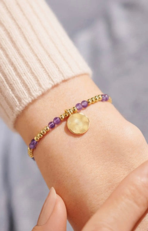 A Littles & Co. - A Little ‘Birthstone February Amethyst’ Bracelet