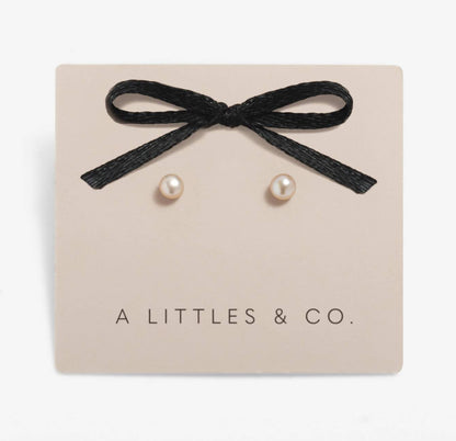 A Littles & Co. - Loved By You Pearl Stud Earrings