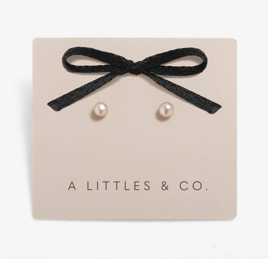 A Littles & Co. - Loved By You Pearl Stud Earrings