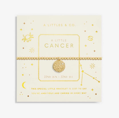 A Littles & Co. - A Little Cancer Zodiac Sign Gold Bracelet
