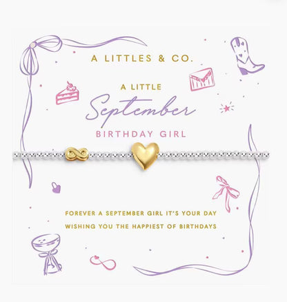 A Littles & Co. - A Little September Birthday Girl Bracelet