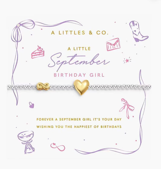 A Littles & Co. - A Little September Birthday Girl Bracelet
