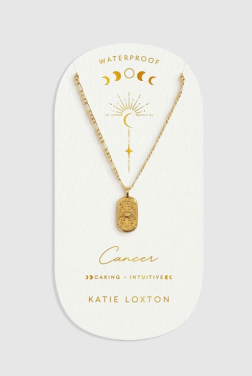 Katie Loxton - Waterproof Zodiac Sign Necklace Cancer