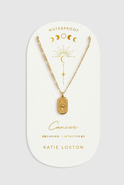 Katie Loxton - Waterproof Zodiac Sign Necklace Cancer