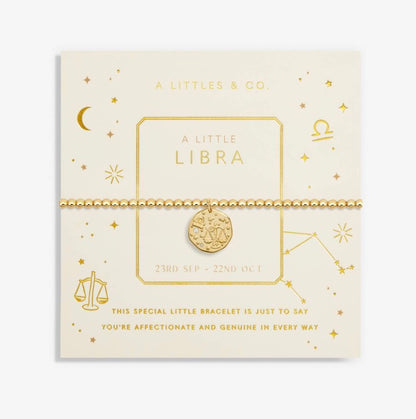 A Littles & Co. - A Little Libra Zodiac Sign Gold Bracelet