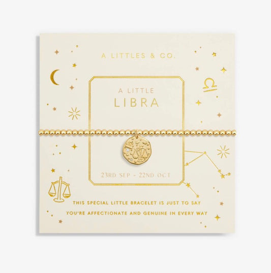 A Littles & Co. - A Little Libra Zodiac Sign Gold Bracelet