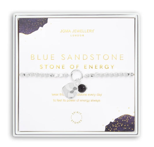 Katie Loxton - Blue Sandstone Stone Of Energy Bracelet