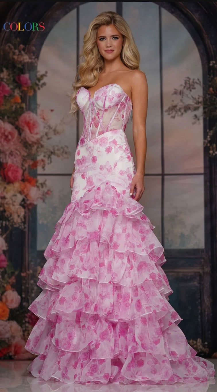 Colors Corset Gown