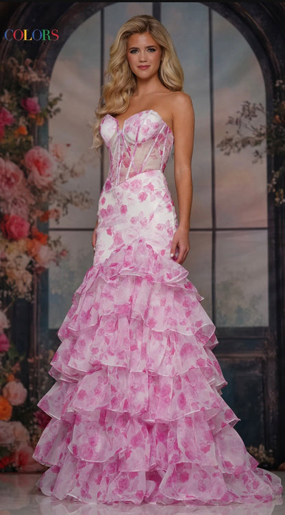 Colors Corset Gown